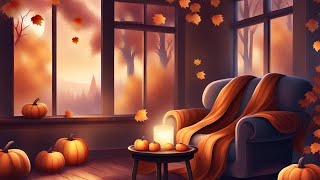 COZY FALL AMBIENCE : COZY PUMPKIN SEASON BACKDROPS / AMBIENCE ( CALM / RELAX  )