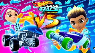 Hot Wheels Let´s Race Ultimate Speed – Brights with Shark Bite VS Coop with Hi Roller
