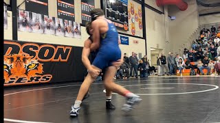 D4 #1 Wyatt Burns TECH D1 #9 Brayden Tougas (Hartland) 18-3 | Springport Wrestling 