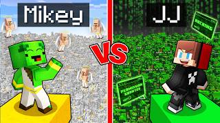 Mikey GOD vs JJ HACKER Village Survival Battle in Minecraft (Maizen)