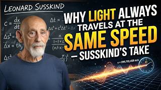 "Why Light Always Travels at the Same Speed — Leonard Susskind Take"