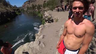 ⚪ LIVESTREAM DAY 8 Part 6a | Cliff Jumping in Oregon (Livestream Failure)