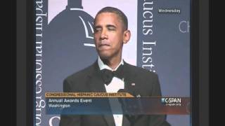 Obama is possessed, can't say creator