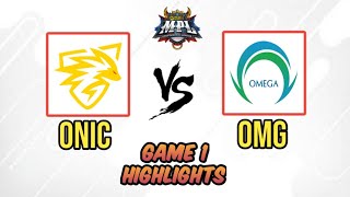 Onic ph Vs Smart Omega - Game 1 [ Regular Season ] | Highlights