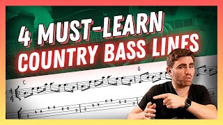 The Only 4 Country Bass Lines You Need To Learn [FREE PDF] | Toolbox Bass Lines
