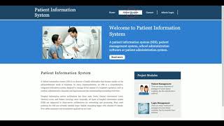 Patient Information System | Python Django Project Tutorial