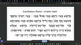 Hear the Trope / Cantillation Marks / Ta'amim (Lower Octave)