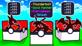 Choose Your LUCKY BLOCK Pokémon, But With RANDOM MOVESETS! (Minecraft Pixelmon)