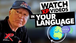 Change YouTube subtitles to watch XP metal detecting videos in your preferred language.