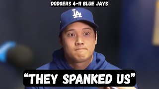 Shohei Ohtani ADMITS he was STATPADDING - Post Game Interview - Dodgers vs Blue Jays - Game 1 
