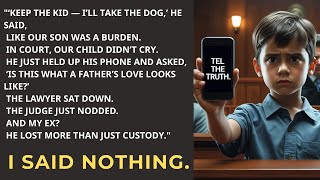 He Said, “You Get the Kid.”Then My Son Read His Text in Court—and Everyone Went Silent#RealLifeStory