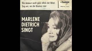 MARLENE DIETRICH - Die Antwort weiß ganz allein der Wind
