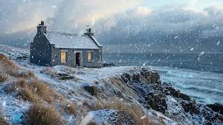 Snowfall Serenity:Celtic Tunes for a Cozy Winter Night-Relaxing Celtic Medieval Music for Deep Sleep