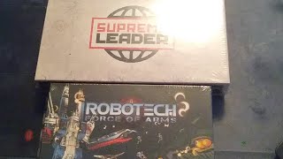 Supreme Leader and Robotech: Force of Arms (Live Unboxing)