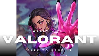 Chilling..| Valorant live | Webby live stream