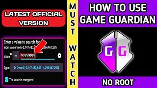 How to Install & Use Latest Official Game Guardian No Root - 2025