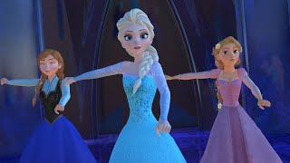 California Gurls | Elsa Anna & Rapunzel Dance MMD