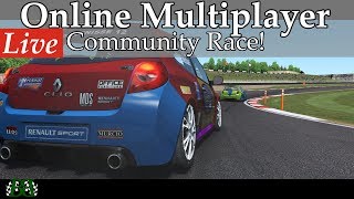 BioBen Clio Cup Community Race! | rFactor 2 Online Multiplayer Racing