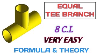 Equal tee branch