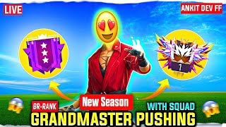 Live Grandmaster Pushing In Br Rank | New Season | Free Fire Max