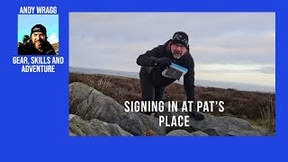 Signing The Book at Pat's Place | #peakdistrict | #hiking | #wildcamping