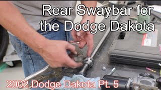 Paul Horton’s Welder’s Series Rear Sway Bar Kit gets installed on the Dodge Dakota