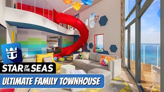 Star of the Seas | Ultimate Family Townhouse Walkthrough Tour | Royal Caribbean 2025 | 4k