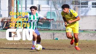 George Zeniou (AEL Limassol U19) - Goals, Skills & Assists 2025/26 | HD