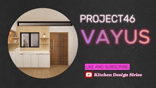 PROJECT46 - VAYUS - ENSCAPE RENDER KITCHEN ANIMATION - WOODEN ALUMINUM KITCHEN DESIGN.