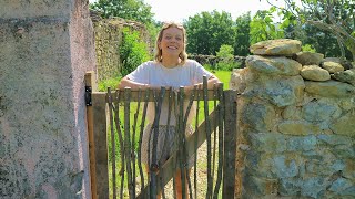 UPCYCLING to build a gate for the vegetable garden