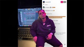 Chopsquad DJ Making and Playing Beats Live On IG
