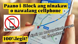 Paano i-block ang ninakaw na cellphone. #block #paanoiblock