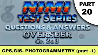 NIMI QUESTIONS | GPS ,GIS | civil Engineering psc | Overseer | Civil tips psc class #kpsc