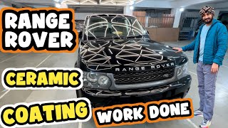 Range rover di ceramic coating hogi complete | punjabi vlogs | khoo wale