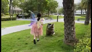 DIY Electric Butterfly Wings for Girls - without LED