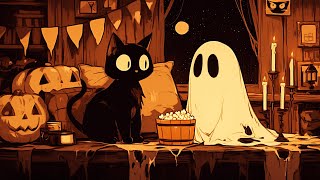 Spooky Cinema | Lo-fi Halloween Music for Chilling Out 🎃📽️