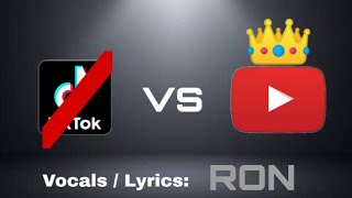 YouTube vs Tiktok | TIKTOK Diss | RON | Hindi Rap | Lyrical Video | NAIHATI RAP SCENE | Carryminati