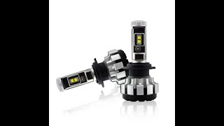 install turbo fan of T1S turbo led headlight