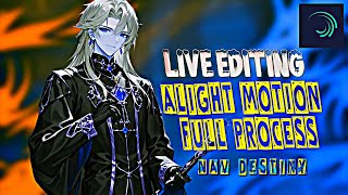 Watch the full LIVE editing process in Alight Motion 🔥Step-by-step pro edit with smooth effects!