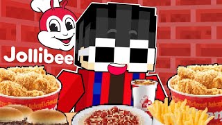 Eating ONLY Jollibee for 24 Hours in Minecraft...