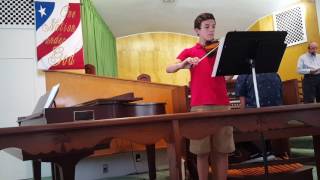 Jesus Paid it All, violin: Ryan Hall