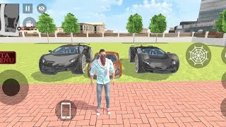 🎮💥Franklin order by 2️⃣ super modified 🖤 car  1️⃣🚗💥🚨 in Indian thef Aura simulator game 🎮