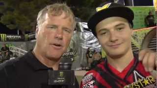 Monster Energy Cup 2012 - Podium Interview with Cooper Webb