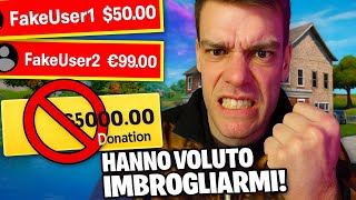 FAKE DONATIONS LIVE?! (VIDEO VENT)