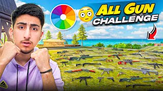 Spin The Wheel All Guns Challenge😍😱Hardest Challenge😡[A_s Gaming] - Free Fire Max