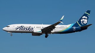 Alaska Airlines 737-800 N590AS Departing San Diego to Washington Reagan Airport