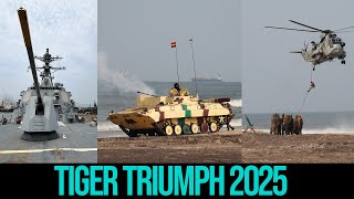 Tiger Triumph 2025 | U.S.-India Tri service Exercise | #shorts #army #usa