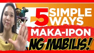 Save Fast!!Limang Simpleng paraan para makaipon ng madaming pera💵💵.Mabilisang pagiipon 🇭🇰🇵🇭