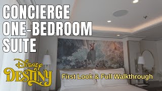 🚢 Inside the Disney Destiny Concierge 1-Bedroom Suite | Ultimate Disney Cruise Luxury Tour