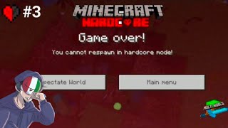 End of my hardcore world minecraft!! Noob brother died in the hardcore world  part 3  4k
